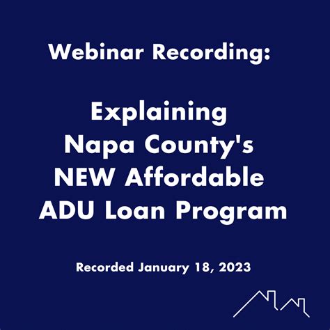 napa affordable housing program|Affordable ADU Program: Forgivable Loan Opportunities.